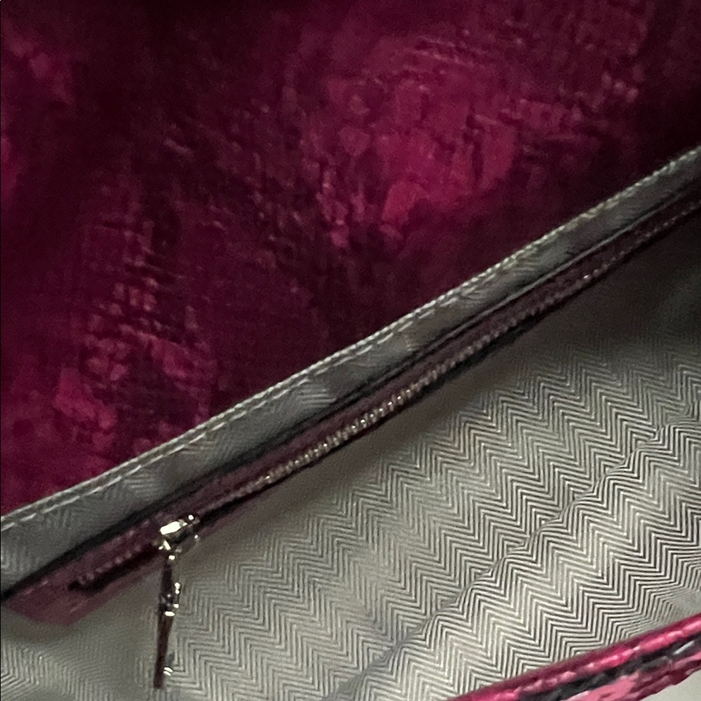 Wishbone Pink Sequin Baguette Shoulder Bag - Picture 6 of 7